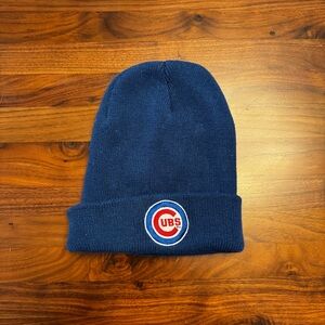 Chicago Cubs Blue Beanie with Logo